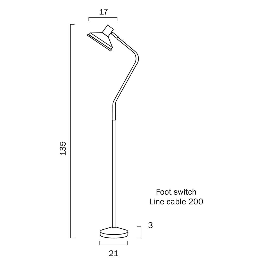 Telbix TREVI - 25W Floor Lamp Telbix, FLOOR LAMPS, telbix-trevi-25w-floor-lamp